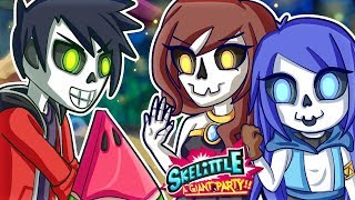 WE CAN'T STOP LAUGHING! Crazy party games in Skelittle!