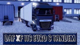 ETS 2 1.26 DAF XF 116 EURO 6 Tandem Mod AMSTERDAM-KIEL