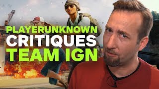 PlayerUnknown Critiques IGN's PUBG Play