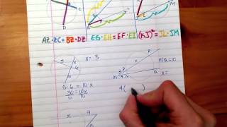 Segments formed by secants:tangents:chords #1