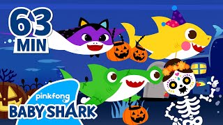 Baby Shark is Trick-or-Treating! | +Compilation | Baby Shark Halloween 