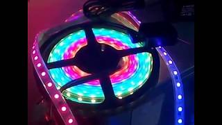 Тест контроллера SP106E и Тест, LED Strip Lighting, ленты WL-5V30RGB6812