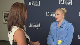 John McCain's daughter accepts LBJ Foundation award on his behalf
