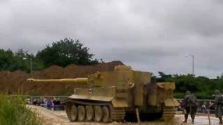 Tiger Tank  in the reenactment "Battle of Normandy "　ティーガーⅠボービントン