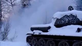 T 34-85. Запуск двигателя.