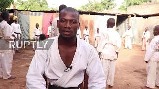 Inspiring disabled karate master runs training school in Mali