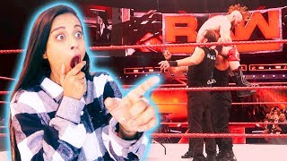 SITTING FRONT ROW AT WWE RAW!