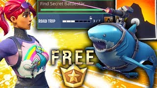 FORTNITE Secret Free Battlestar Week 3 with Laser Chomp / Road Trip rewards [Season 5]