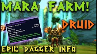 Maraudon 60 Druid Farming | Classic WoW | Blade of Eternal Darkness!!