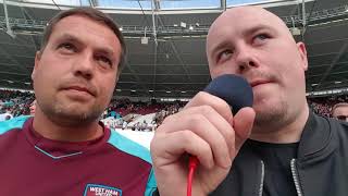 "It's dissapointing but we need to stick behind them" West Ham 1-2 Bournemouth