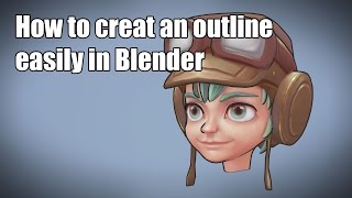| Game Art | Create a realtime outline for your character in Blender