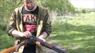 ТОЗ 34 СССР и ТОЗ 34 Россия 12 калибр , пулей с двух стволов !!!