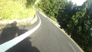 DRZ400SM in くねくね道 ～雪彦峰山線→県道8号 坂の辻峠
