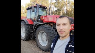 Вышел на работу! Занимаюсь с Мтз-3522!