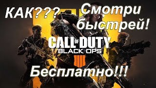 как бесплатно поиграть в Call of Duty: Black Ops 4