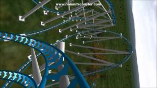 X Diver (No Limits coaster POV)