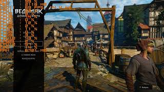 The Witcher 3, Novigrad, i7-4930K @ 4.6 GHz, 2133 cl9, GTX 1060-6  iChill X3