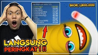 Jebak Cacing Besar Alaska, Langsung Peringkat 1 Dunia! - Worms Zone Indonesia #2