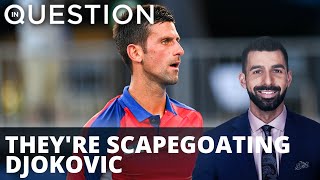 Serbian journalist says Australian gov't 'scapegoating' Djokovic
