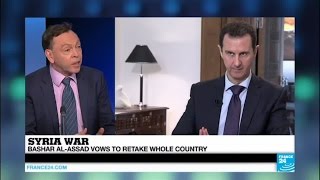 Syria war: President Bashar al-Assad vows to retake whole country
