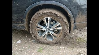 X-TRAIL T32 2019 на легком бездорожье. Безрукие операторы с грязными ногами)))