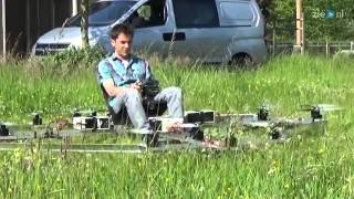 First self-made human drone