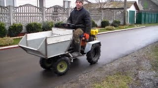 Минитрактор самодельный из мотоблока