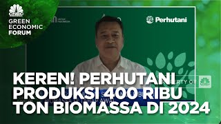 Industri Hijau Perhutani, Produksi 400 Ribu Ton Biomassa di 2024