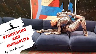 Contortion. Oversplits. Backbanding. Gymnasts stretching by Anna Svirina