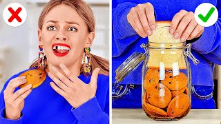 Trik Makanan yang Membuatmu Tercengang || Kiat dan Ide DIY Makanan Cerdas Penyelamat Duniamu