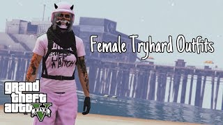 GTA 5 Female Tryhard Outfits
