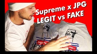 Legit Supreme x JPG vs Supreme z ALIEXPRESS | Hypebeast.Guru Legit Check ep. I