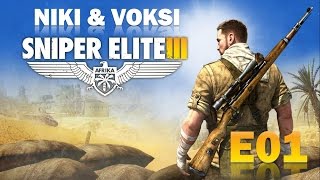 Gameplay SNIPER ELITE 3 by NIKI & Voksi E01(BGAudio)