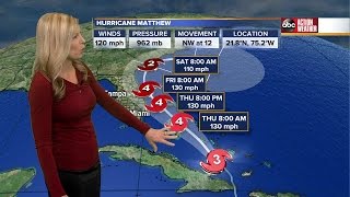 Hurricane Matthew Latest Track