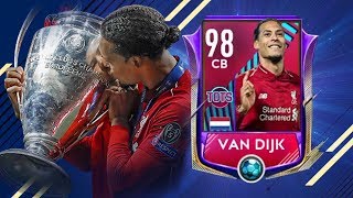 98 TOTS VAN DIJK - ЛУЧШИЙ ЗАЩИТНИК В FIFA 19 MOBILE!