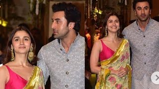 Alia bhat with ranbir kapoor in mukesh ambani house ganesh chaturthi