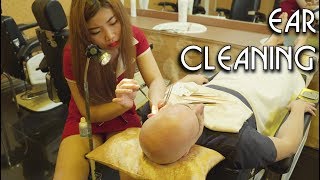 4K ? Vietnamese Barbershop - Ear Cleaning and 4 hands massage | ASMR no Talking