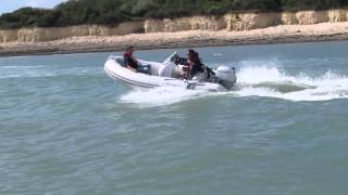 Алюминиевый РИБ HIGHFIELD Ocean Master 390 + лодочный мотор HONDA BF40
