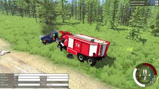 Аварии русских машин на русских дорогах - спасательная операция в beamng drive![рп ситуация]