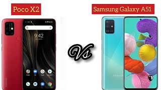 Poco X2 Vs Samsung Galaxy A51 me comparison