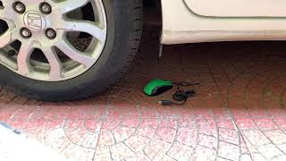 Crushing a mouse by car | Crushing Soft and crunchy things