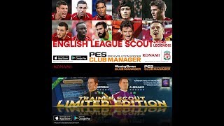 PES Club Manager – English League Scout & Trainer Scout Limited Edition