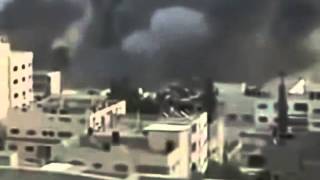 several bombs on gaza
