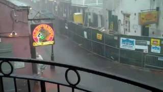 VERY Wet In The French Quarter!