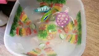 Robofish, turtle и просто зайчик.  Наши новые игрушки!