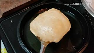 Deep Frying Poori in Cast iron : Utopia