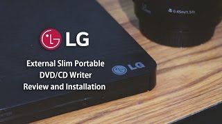 LG External Slim Portable DVD Writer Review and Installation [Hindi/हिन्दी]
