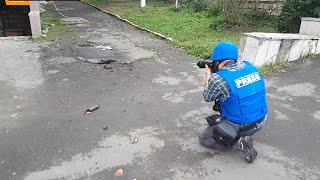 Последствия обстрелов Степанакерта 4 окт. 2020