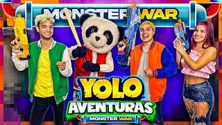 ¡24 HORAS VIVIENDO ADENTRO DE UN VIDEOJUEGO! - Yolo Aventuras Monster War