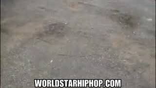 Street fight two ghetto girls in the hood pulling hair and biting